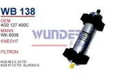 Wunder WB138 Wb138 Benzin Filtresi - Audi A6 2,0-3,0 Tdi - Audi A7 3,07 540120480 - 1