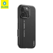 BLUEOB Premium Leather iPhone 16 Plus PU Deri MagSafe Özellikli Metal Kamera Koruma Çıkıntılı Hava Kanallı Kılıf - 2