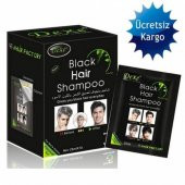 Dexe Black Hair Beyaz Kapatıcı Şampuan Siyah renk 25ml*10 lu Tek Kullanımlık - 1