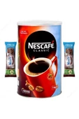Nescafe Classic 1000gr Teneke Kahve ( 2 Adet Nesfit Hediyeli ) thumbnail 1