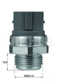 Mahle TSW49D FAN MÜSÜRÜ 79-90C GOLF IV BORA PASSAT CADDY 97- - 1
