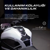 Honda X-ADV 2025 ile Uyumlu Kaydırmaz 6D Karbon 34 Parça Tank Pad Seti GC53 thumbnail 7