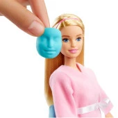 Barbie Wellness Yüz Bakımı Yapıyor Oyun Seti GJR84 - 7