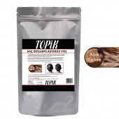 TOPİK  4 ADET 100 GR AÇIK KAHVE SAÇ TOZU - TOPİK 4 X 100 GR AÇIK KAHVE SAÇ FİBERİ EKONOMİK PAKET TOPLAM 400 GR - 2