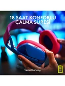 Logitech 981-001062 G435 Blue-Raspberry Mikrofonlu LightSpeed Kablosuz Gaming (Oyuncu) Kulaklık - 6