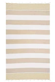 Çizgili Peştemal Plaj Havlusu %100 Pamuk Yıkanmış 100x180 cm Marenza - 5
