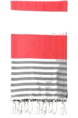 Çizgili Peştemal Plaj Havlusu %100 Pamuk Yıkanmış 100x180 cm Marenza - 9