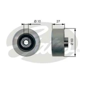 Gates T36431 V KAYIŞ GERGİ RULMANI TRANSIT CONNECT 1.8 TDCI 1.8DI - 1