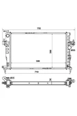 Kale 355560 Radyatör Brazıng Opel Adam-corsa E-vauxhall Adam-corsa Mk Iv Radyatörklr- 1300361 1300379 1344 - 1
