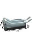 Ori KHY019026 Khy019026 X Kalorifer Radyatörü Brazing Santafe 207x165x26 - 1