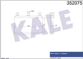 Kale 352075  KALORİFER BMW 5 6 E60-E61 03- AL PL BRZ - 1