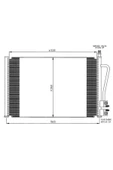 Ori CFR219016 Cfr219016 Klima Kondenseri Fiesta-fusion Dizel-benzinli 02-08 580x361x16 - 1