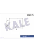 Kale 352575  KONDENSER RENAULT MEGANE II / SCENIC II / GRAND SCENI - 1