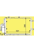Ori COP091016 Cop091016 Klima Kondenseri Corsa C-combo 1.0-1.2-1.4-1.6 01 588x381x16 - 1