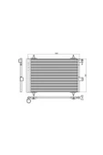 Ori CPE453016 Klima Kondenseri 406-607-Xsara 99 560X361X16 Oto.-Mek. - 1