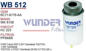 Wunder WB512 Mazot Filtresi Transit V347 06- 2.2 TDCI 2.2TDI Wk8158 - 1