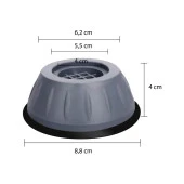 Çamaşır Makinesi Titreşim Önleyici Stoper 4 Adet Makine Kaydırmaz - 6