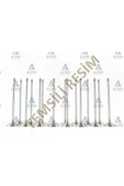 Güneş 4518 -4519 Subap Takımı 206 306 307 406 607 Partner Boxer / Jumper HDI 8V - 1