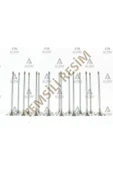 Maher 10095 Supap Takim Asx 1.6 16v (İN-8 ÖLÇÜ:30.5X5X87.3 / EX-8 ÖLÇÜ:25.5X5X88.6) Gns-3767-3768 - 1