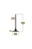 Supar 103081316 SUBAP INEX STD TAKIM STELLITLI 16V HD35-HD75 EURO4 SPR-3231PSPR-3 - 1