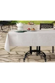 Elisa Masa Örtüsü Bej Beyaz 140x140 Cm thumbnail 1