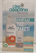 CİRE ASEPTİNE YAZ PAKETİ GÜNEŞ KORUYUCU LOSYON 50+SPF 200ML+ MİNERAL FLİTRELİ KARMA/YAĞLI CİLTLER 50ML - 1