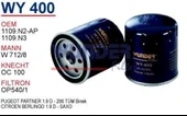 Wunder WY400 Wy400 Yag Filtresi - Peugeot Partner 1.9 D - 206 540123341 - 1