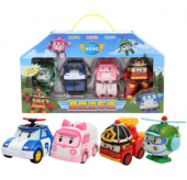 MuditaToys Oyuncak Robocar Poli Dönüşebilen Figür Oyuncak Seti Dörtlü - 1