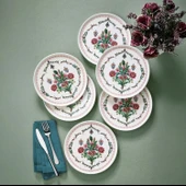 Fecra Revak 6 Parça Pasta Tabağı Seti - 1