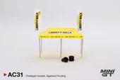 Nessiworld  Mini GT 1/64 Paddock Service Tent Set - LB Racing - 2