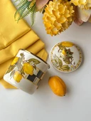 Amarillo Emaye Kavanoz 12 Cm - 2