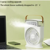 Ozmik Mini fan nemlendirici şarj edilebilir taşınabilir soğutucu ile kişisel Mini soğutma fanı 600ml thumbnail 7