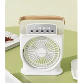 Ozmik Mini fan nemlendirici şarj edilebilir taşınabilir soğutucu ile kişisel Mini soğutma fanı 600ml thumbnail 2