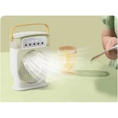 Ozmik Mini fan nemlendirici şarj edilebilir taşınabilir soğutucu ile kişisel Mini soğutma fanı 600ml thumbnail 3