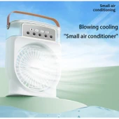 Ozmik Mini fan nemlendirici şarj edilebilir taşınabilir soğutucu ile kişisel Mini soğutma fanı 600ml thumbnail 5