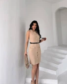 GÖMLEK YAKA ELBİSE - 1