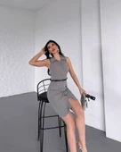 GÖMLEK YAKA ELBİSE - 2