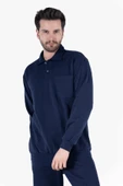 Yıldırımlar Giyim İki Iplik Polo Yaka Cepli Sweatshirt - 1