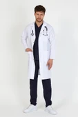 Feliplini Erkek Klasik Yaka Uzun Boy Beyaz Öğretmen Ve Doktor Önlüğü thumbnail 2