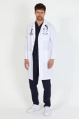 Feliplini Erkek Klasik Yaka Uzun Boy Beyaz Öğretmen Ve Doktor Önlüğü thumbnail 1