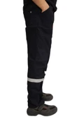 MAKROSAFETY Reflektörlü Yazlık I?şçi Pantolonu I?ş Kıyafetleri Lacivert Renk - 2