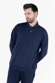 Yıldırımlar Giyim İki Iplik Polo Yaka Cepli Sweatshirt - 3