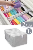 2 Adet Akordiyon Organizer Çekmece İçi Düzenleyici L - 1