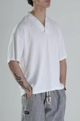 İtalyan Kesim Beyaz T-Shirt - 2