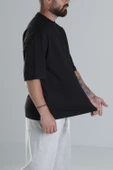 Siyah Oversize T-Shirt - 3