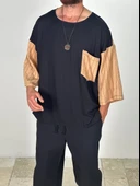 Fakir Kol Viscon Kahverengi Oversize T-Shirt - 2