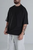 Siyah Oversize T-Shirt - 2