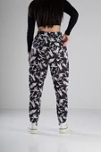Yaprak Desenli Jogger Pantolon - 4
