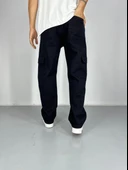 Erkek Premium Kalite Siyah Kargo Pantolon - 3