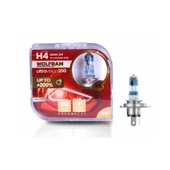 H4 Halojen Ampul Ultra Vision +%200 Fazla +%20 Beyaz Işık 12V 60/55W - 1